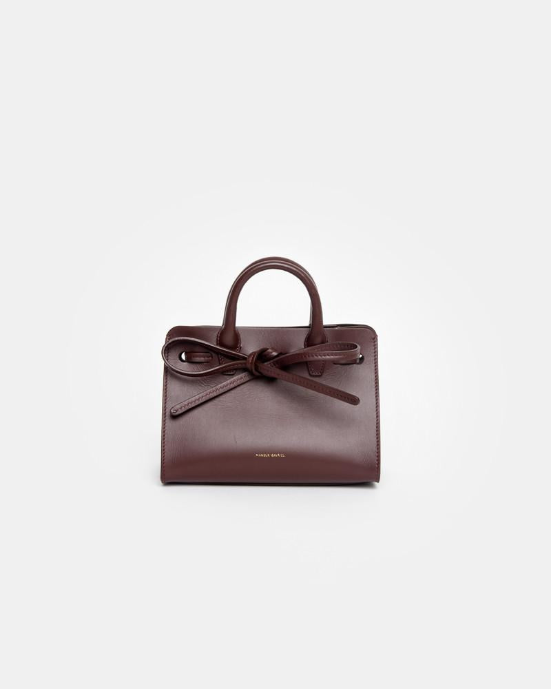 Mini Mini Sun Bag in Burgundy Calf by Mansur Gavriel at Mohawk General Store