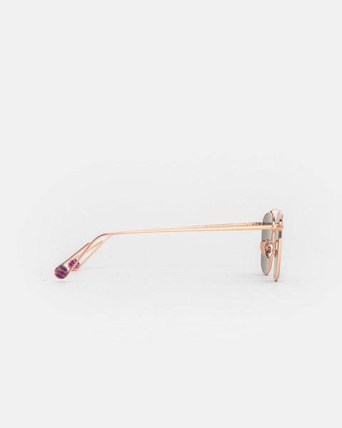 Place De L'Ecole Sunglasses in Rose Gold by Ahlem at Mohawk General Store
