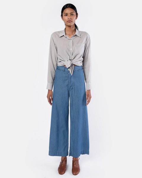 Sailor Pant in Chambray by Jesse Kamm Mohawk General Store