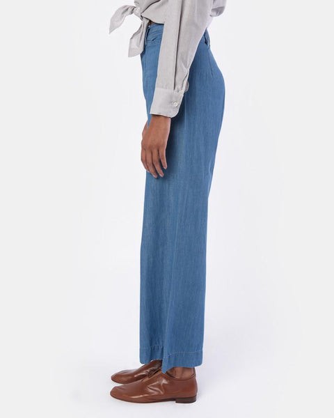 Sailor Pant in Chambray by Jesse Kamm Mohawk General Store