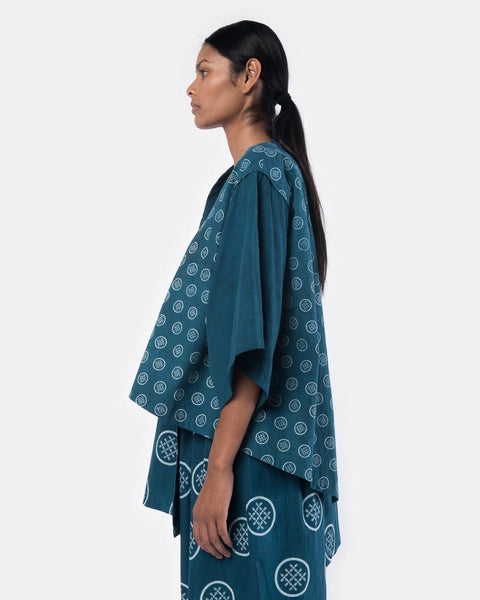 Bolivar Shirt in Indigo by Nehera at Mohawk General Store