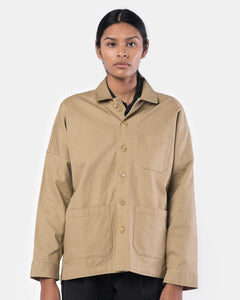 Drop Shoulder Panama Jacket in Sand by SMOCK Woman at Mohawk General Store