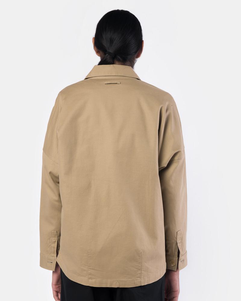 ジャケット・アウター PANAMA JERSEY NO COLLAR JACKET ANCELLM - PANAMA COLLAR LESS SHIRT JACKET | BLACK | カラー