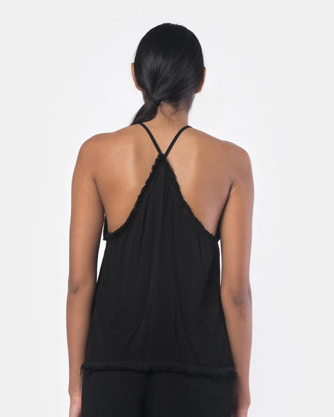 Racer Cami in Black by Raquel Allegra Mohawk General Store