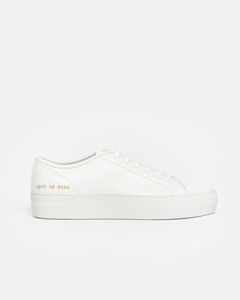 Tournament Low Super in White by Woman by Common Projects at Mohawk General Store