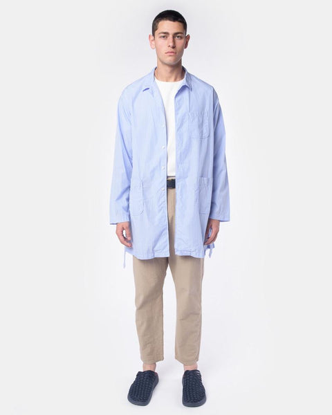 Long Shirt in Blue Graph Check by Rough & Tumble at Mohawk General Store
