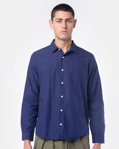 Summer Spread Collar Shirt in Navy by SMOCK Man at Mohawk General Store