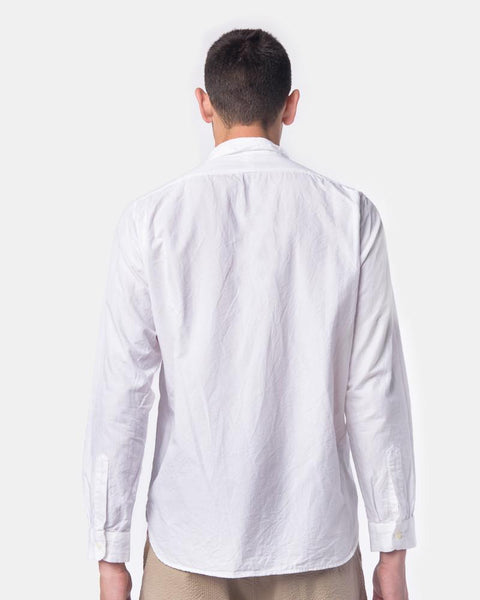 Summer Spread Collar Shirt in White by SMOCK Man at Mohawk General Store