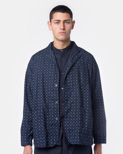 Shirt Jacket in Dark Navy Paisley by Rough & Tumble at Mohawk General Store