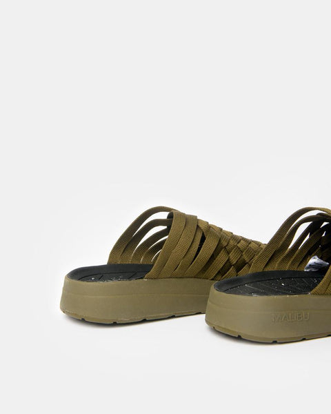 Colony Sandal in Olive/Black by Malibu Sandals at Mohawk General Store