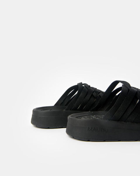 Colony Sandal in Black/Black by Malibu Sandals at Mohawk General Store