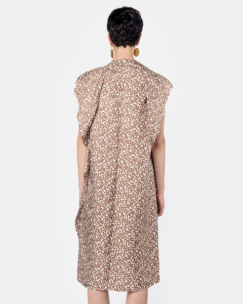 Louise Dress in Silk Tree Print by A Détacher at Mohawk General Store