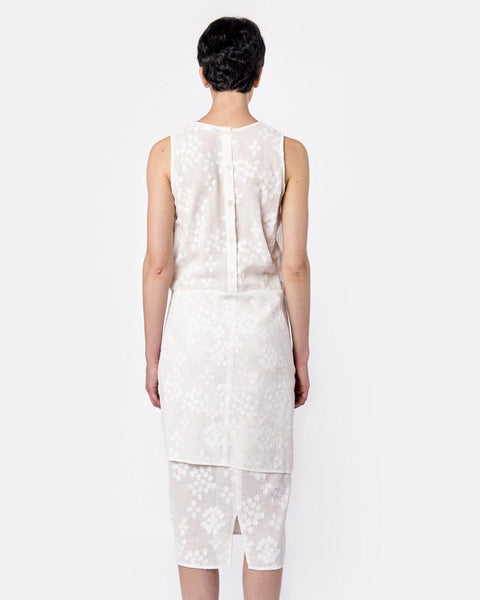 Mara Dress in Indian Jacquard Gauze by Caron Callahan at Mohawk General Store