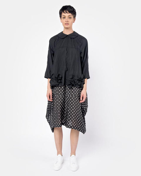 Ruffle Blouse in Black by Comme des Garçons Comme des Garçons - Mohawk General Store