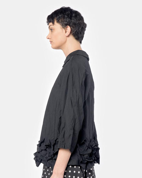 Ruffle Blouse in Black by Comme des Garçons Comme des Garçons - Mohawk General Store