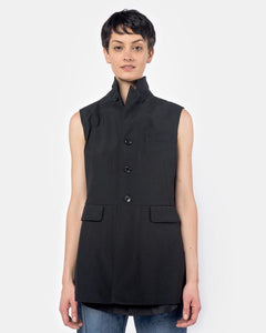 Sleeveless Jacket in Black by Comme des Garçons Comme des Garçons - Mohawk General Store