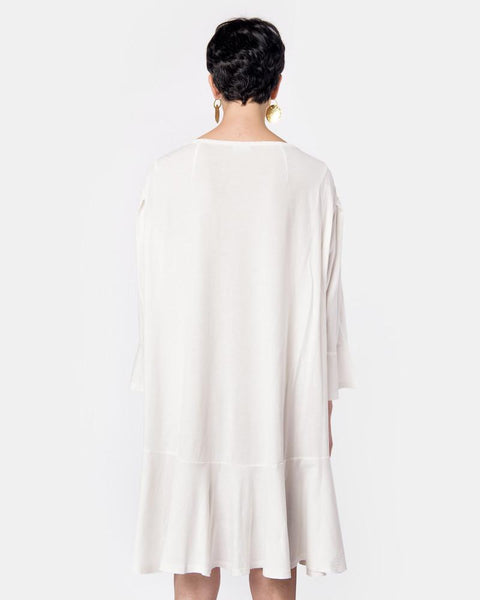 Hissem Dress in White by Dries Van Noten Woman at Mohawk General Store