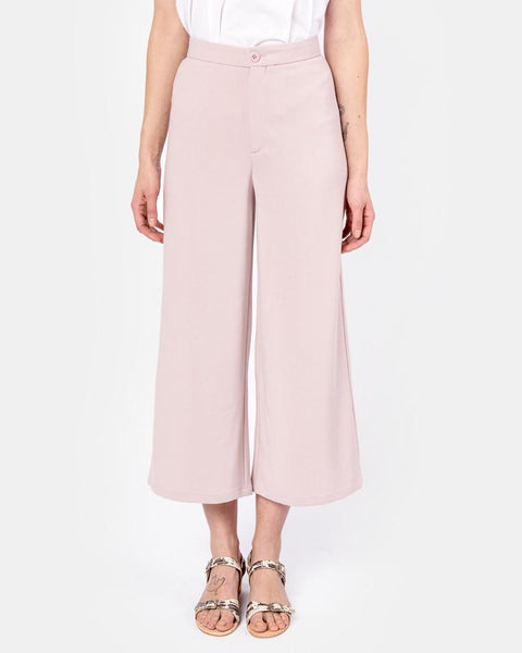 Dama Crepe Pants in Misty Pink by Rodebjer at Mohawk General Store