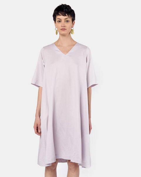 V-Dress in Lavender by SMOCK Woman at Mohawk General Store