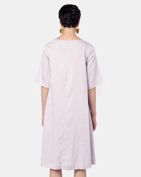 V-Dress in Lavender by SMOCK Woman at Mohawk General Store