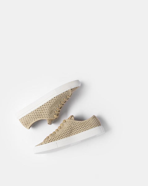 Suede Sneaker in Latte by Zespa at Mohawk General Store