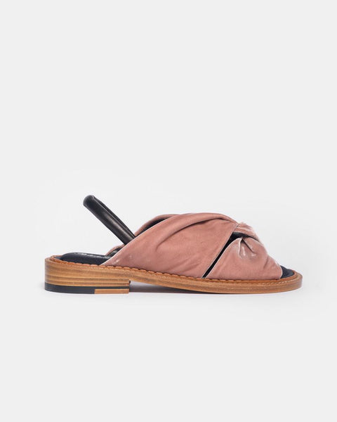 Blosst Sandal in Skin Velvet by Robert Clergerie at Mohawk General Store