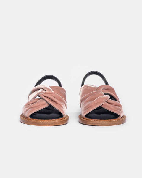 Blosst Sandal in Skin Velvet by Robert Clergerie at Mohawk General Store