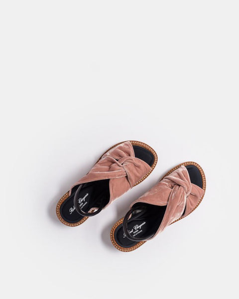Blosst Sandal in Skin Velvet by Robert Clergerie at Mohawk General Store