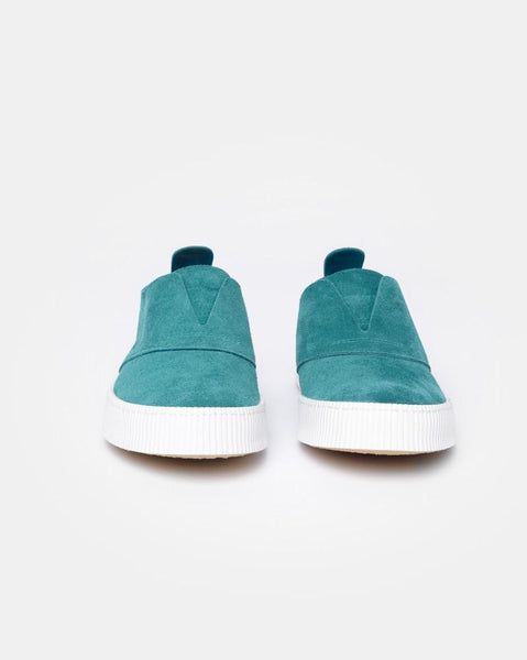 Slip On Sneaker in Aqua by SMOCK Man at Mohawk General Store