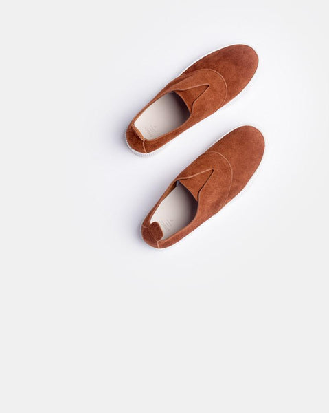 Slip On Sneaker in Tobacco by SMOCK Man at Mohawk General Store