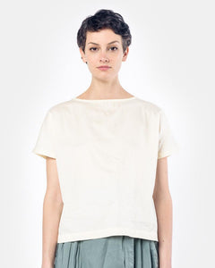 Boat Neck Top in Eggshell by Black Crane at Mohawk General Store