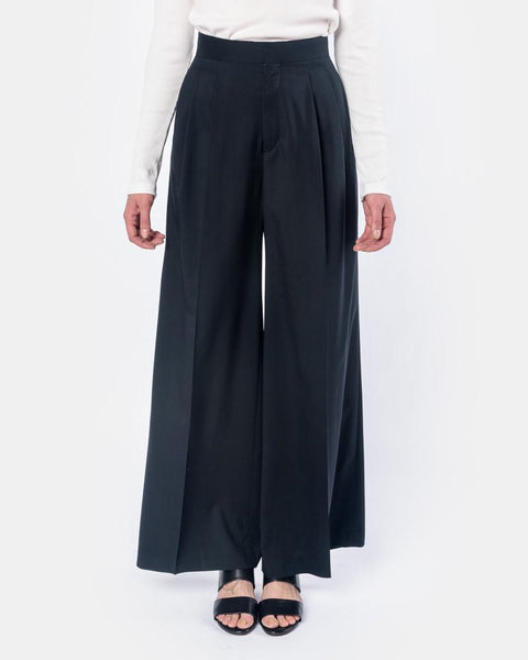Wide Leg Pants in Navy by Hyke at Mohawk General Store