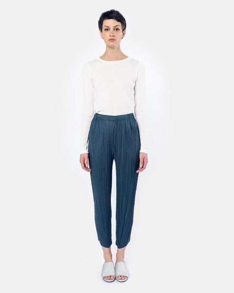 JF434 Pant in Navy by Issey Miyake Pleats Please at Mohawk General Store