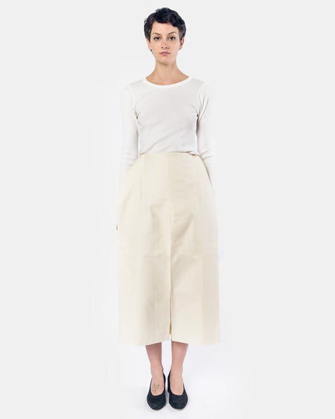 Le Pantacourt Jupe in Ecru by Jacquemus Mohawk General Store