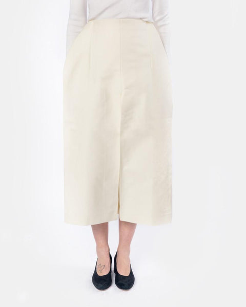 Le Pantacourt Jupe in Ecru by Jacquemus Mohawk General Store