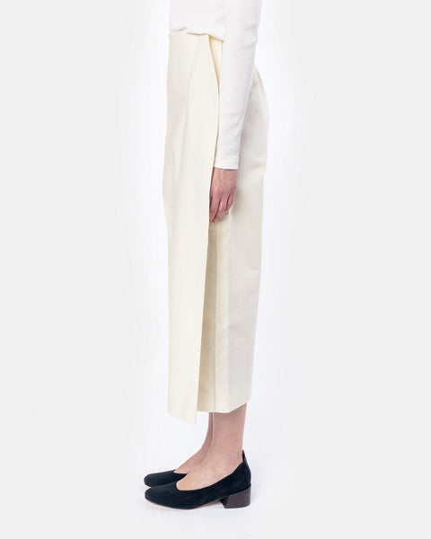 Le Pantacourt Jupe in Ecru by Jacquemus Mohawk General Store