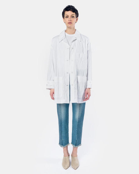 Lab Shirt in White by MM6 Maison Margiela at Mohawk General Store