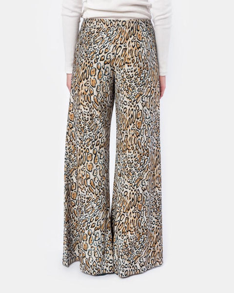 Bell Pant in Leopard by Raquel Allegra at Mohawk General Store