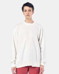 French Terry Drop Raglan Sweatshirt in White by StandAlone at Mohawk General Store