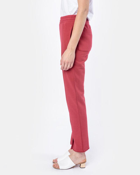 Panelled Lounge Pants in Red by StandAlone at Mohawk General Store