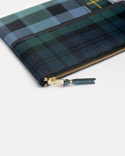 Tartan Patchwork Pouch in Green by Comme des Garçons at Mohawk General Store