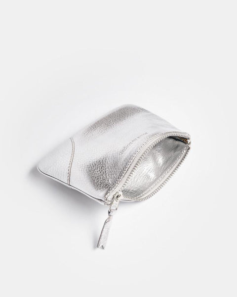 Small Gold Line Pouch in Silver by Comme des Garçons at Mohawk General Store