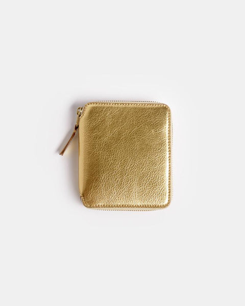Wallet in Gold by Comme des Garçons at Mohawk General Store