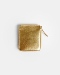 Wallet in Gold by Comme des Garçons at Mohawk General Store