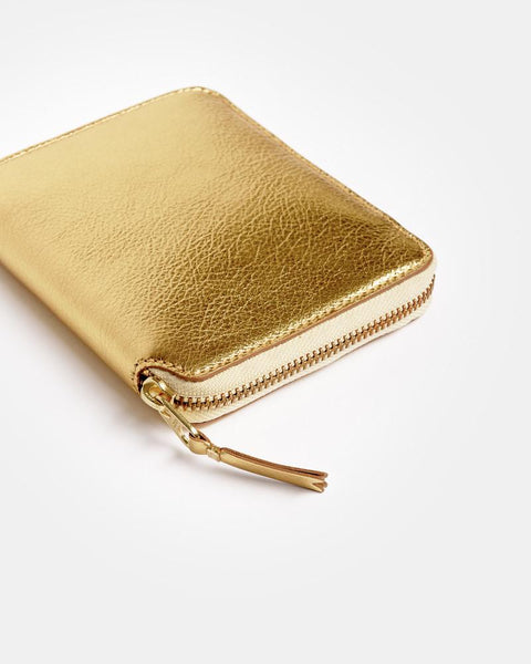 Wallet in Gold by Comme des Garçons at Mohawk General Store