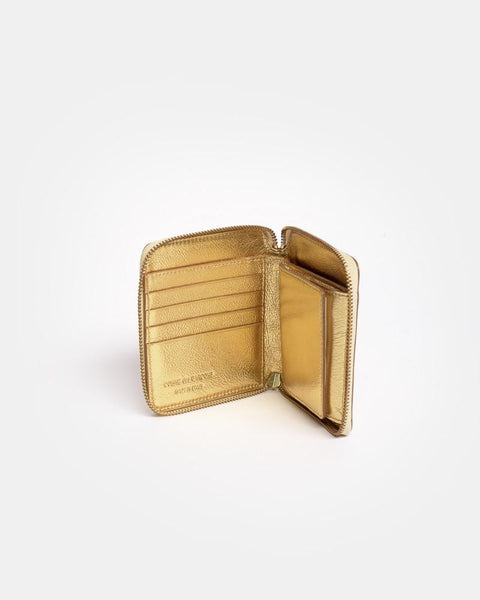 Wallet in Gold by Comme des Garçons at Mohawk General Store