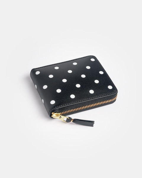 7100PD Polka Dots Wallet in Black by Comme des Garçons Mohawk General Store