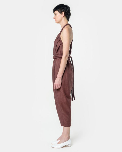 Infinite Rope Jumpsuit in Bark by Electric Feathers at Mohawk General Store