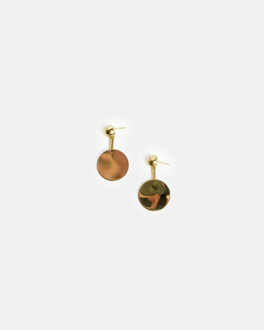 Nora Earrings in Gold Vermeil by Agmes at Mohawk General Store