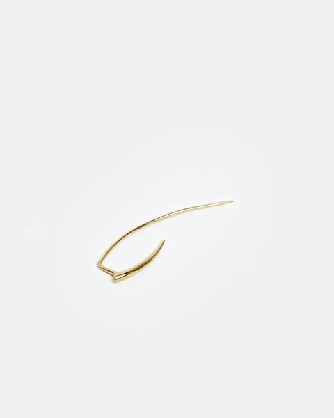 XL Yellow Infinite Tusk Earring in 14k Gold by Gabriela Artigas at Mohawk General Store